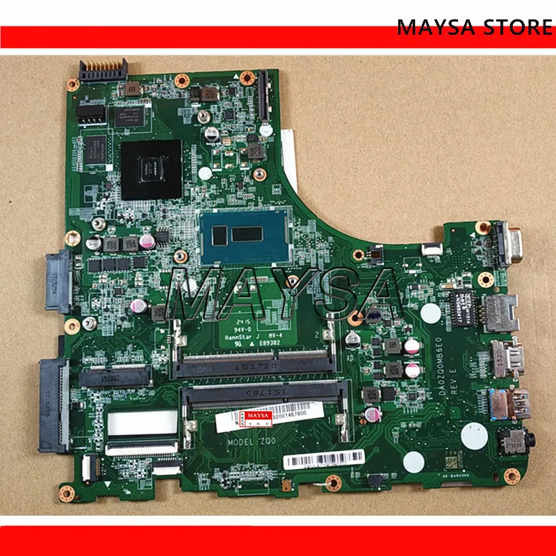 Материнская плата DA0ZQ0MB6E0 с 2957U GT840M для Acer aspire E5 471 471G V3 472P Laotop материнская