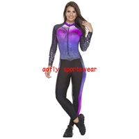 womens triathlon long sleeve clothes cycling skinsuit sets maillot ropa ciclismo aofly 2021 bicycle jersey kits pro jumpsuit