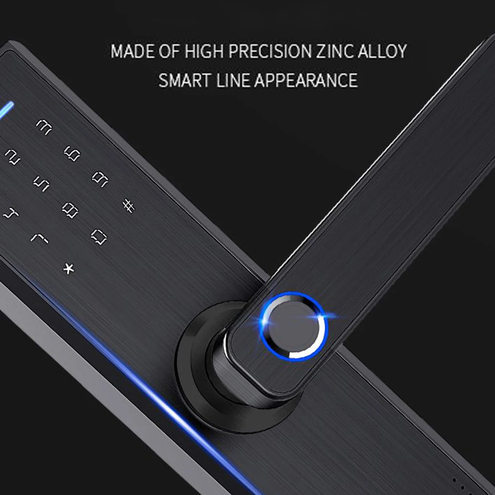 Электронный дверной замок с Wi Fi и приложением умные Биометрические дверные замки