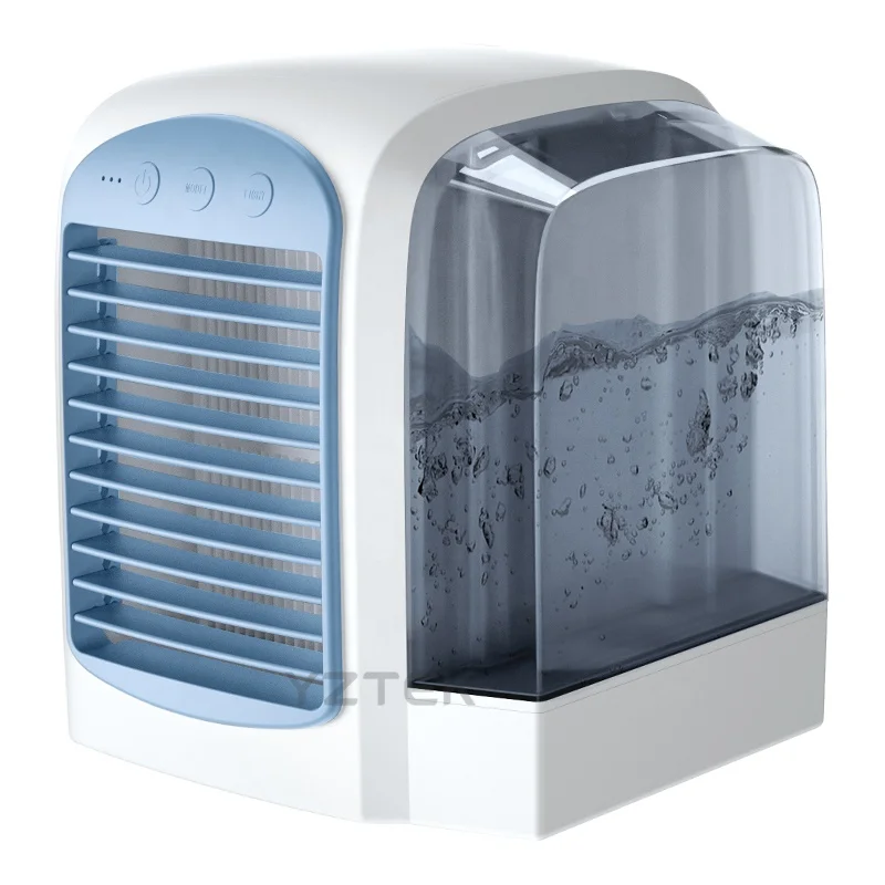 

New Design 2020 hot sale home and office rechargeable electric Air cooling mist table stand fan with water spray