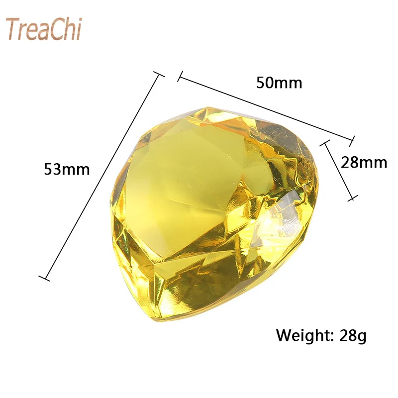 Акриловый кристалл в форме сердца драгоценный камень пластиковые аксессуары