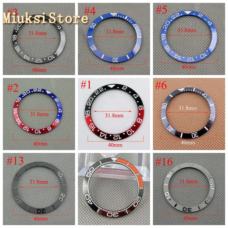 Panis 40 мм титановый/керамический корпус для мужских часов 43 | Наручные часы