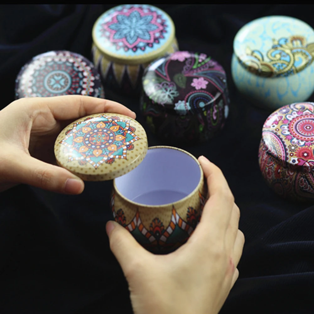 12/6/3PCS Candy Jars DIY Candle Tin Cans Making kit Holder Storage Case for Dry Spices Festive Party Supplies and Sweets |