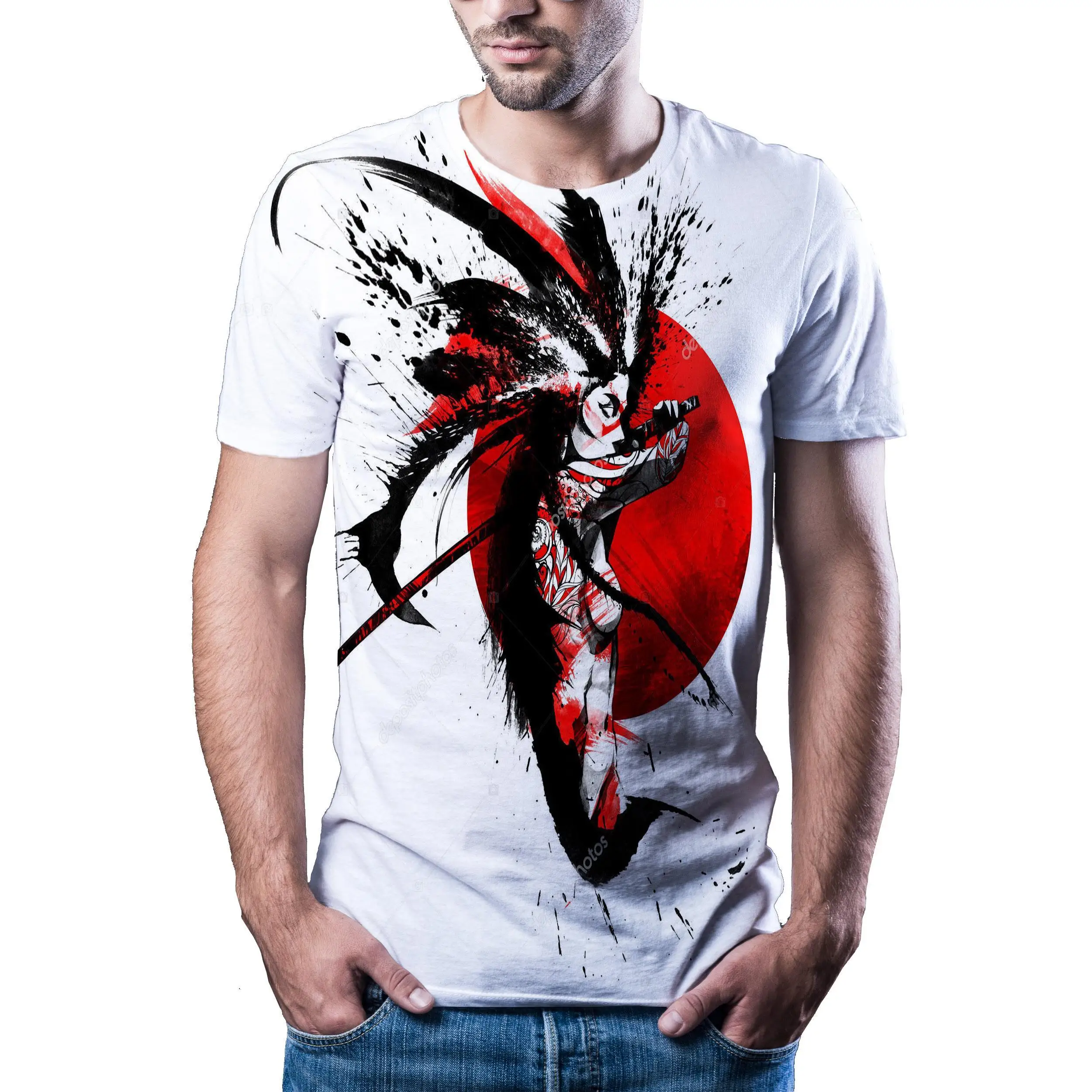 

New T -Shirt Men 'S High -Quality Men 'S T -Shirt Short -Sleeved Pattern 3d Printed Men 'S T -Shirt Fashion Handsome T -Shirt