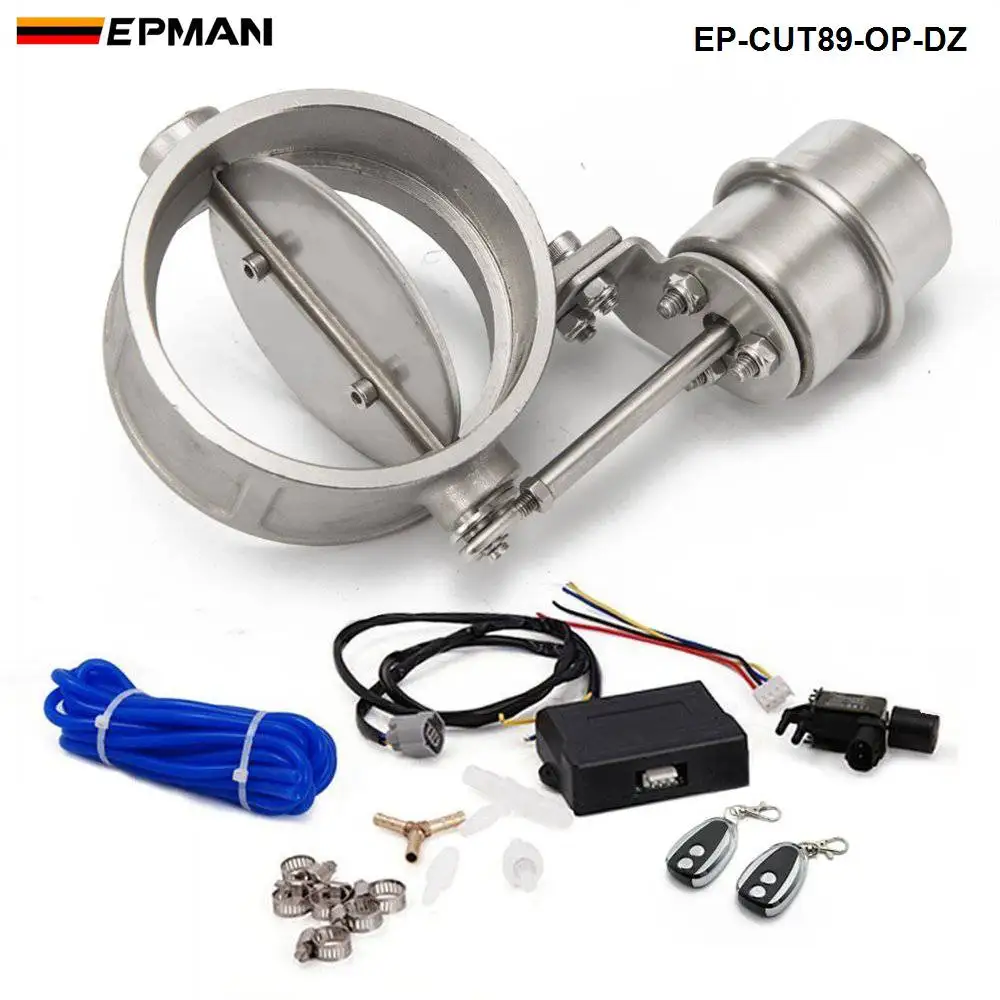 Набор клапанов для контроля выхлопных газов с вакуумным приводом вырез 89 мм