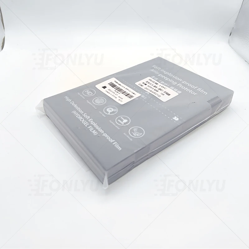 FONLYU-Pel&iacute;cula de hidrogel de recuperaci&oacute;n 3H, Compatible con m&aacute;quina de corte de pel&iacute;cula protectora de pantalla, corte de tel&eacute;fono, pel&iacute;cula frontal, 100 unids/lote-2