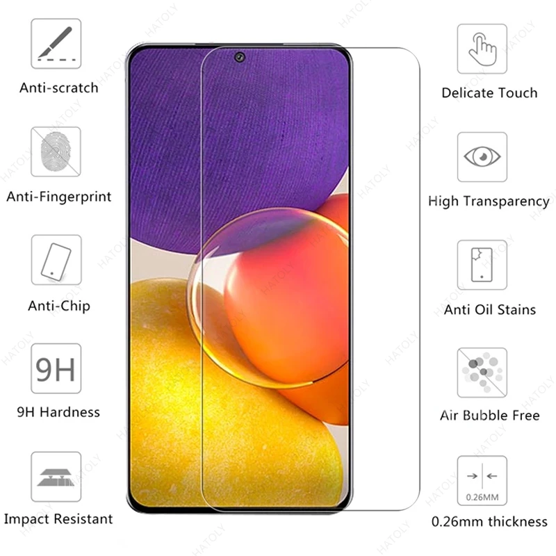 2pcs for samsung galaxy a82 glass for samsung galaxy quantum a82 tempered glass film screen protector hd camera len film free global shipping