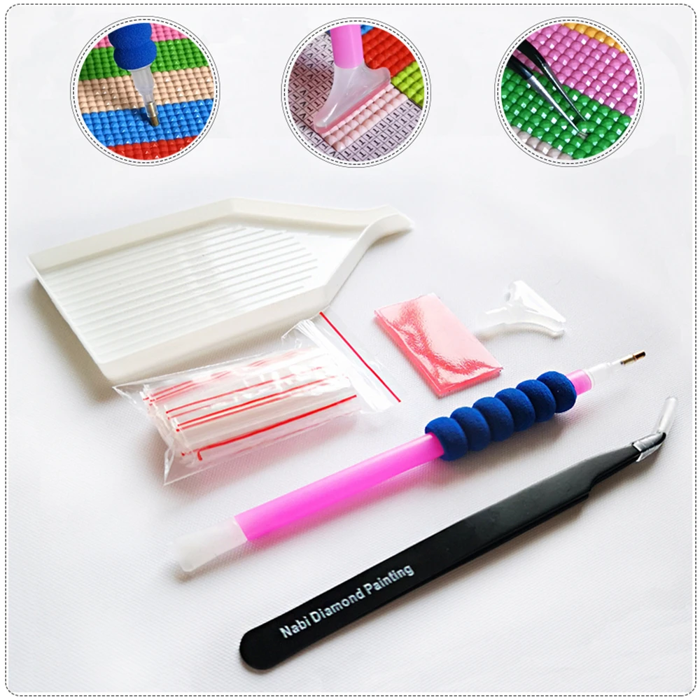 

CraftArtGo 5D DIY Diamond Embroidery kitten Full Square Round Rhinestone Mosaic Painting Cross Stitch Flowers Diamond Kit