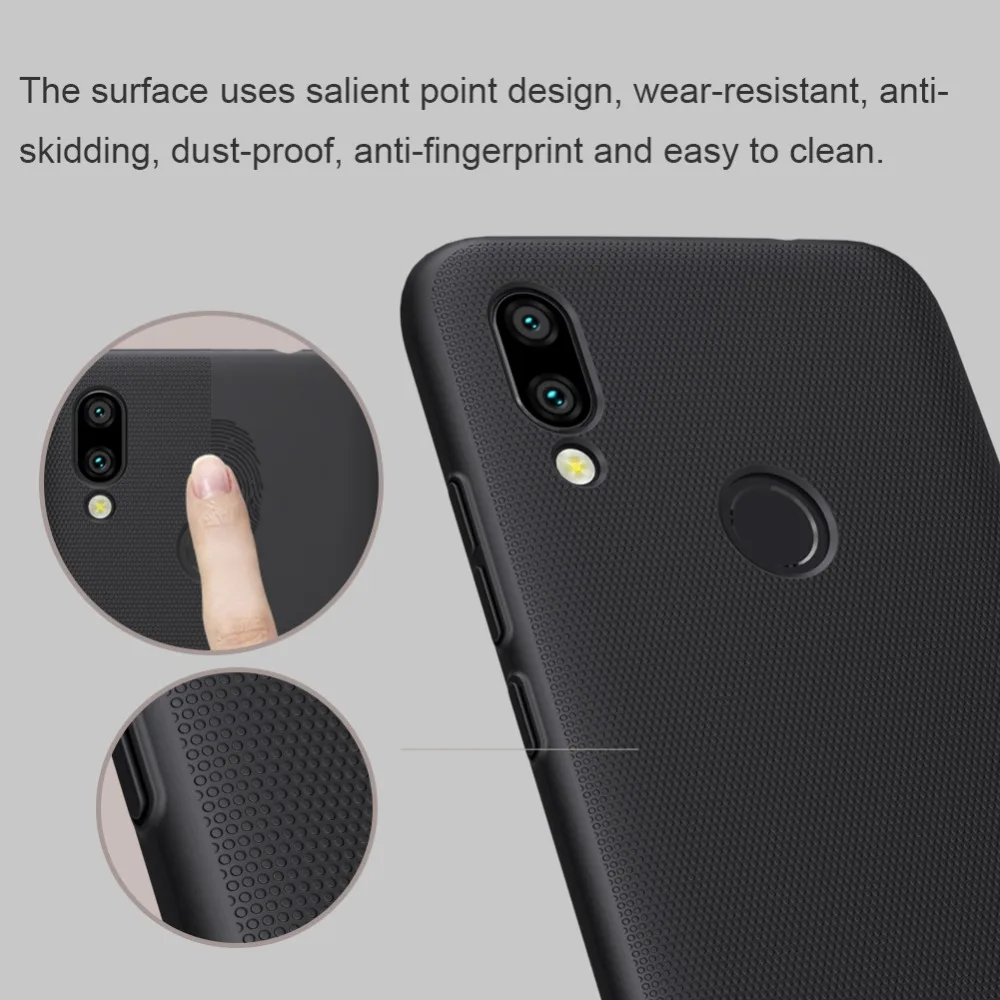 Чехол для Xiaomi Redmi 7 Матовый Жесткий чехол Nillkin из поликарбоната Note Pro чехлы