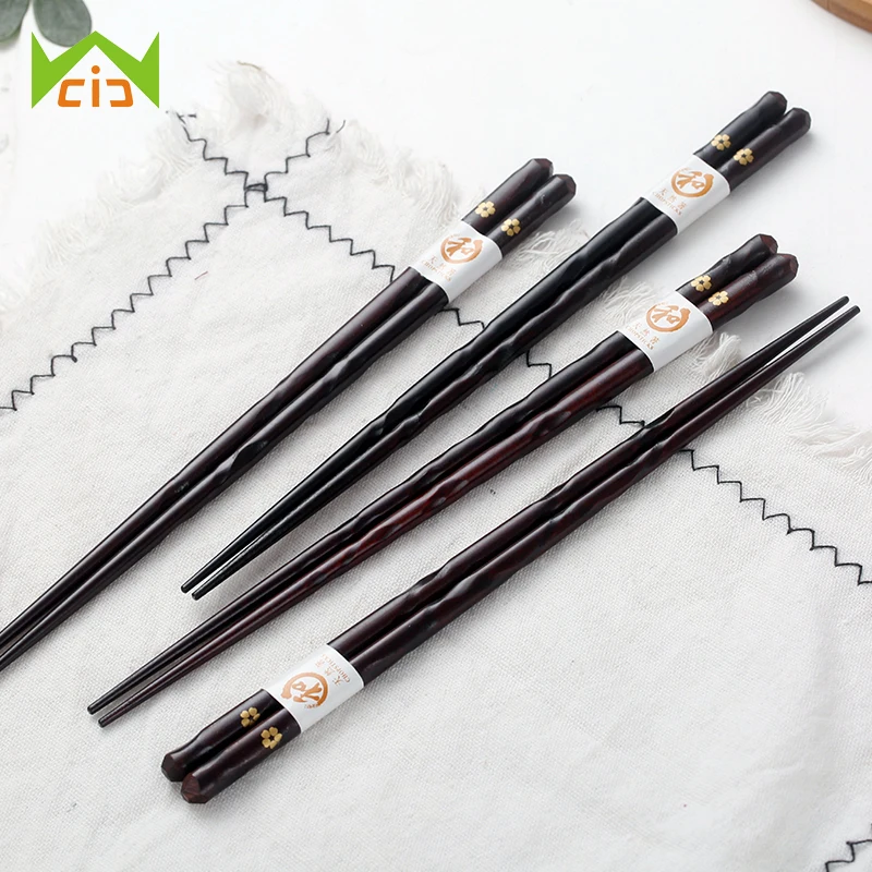 WCIC китайские палочки для суши 5 пар набор палочек еды ручной работы деревянные