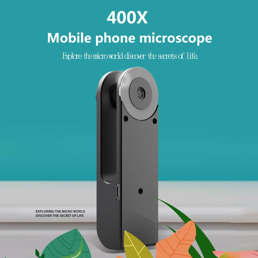 400X микроскоп для телефона объектив Монокуляр телескоп мобильный телефон Камера