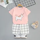 Костюм детский из 2 предметов, хлопковый, с коротким рукавом