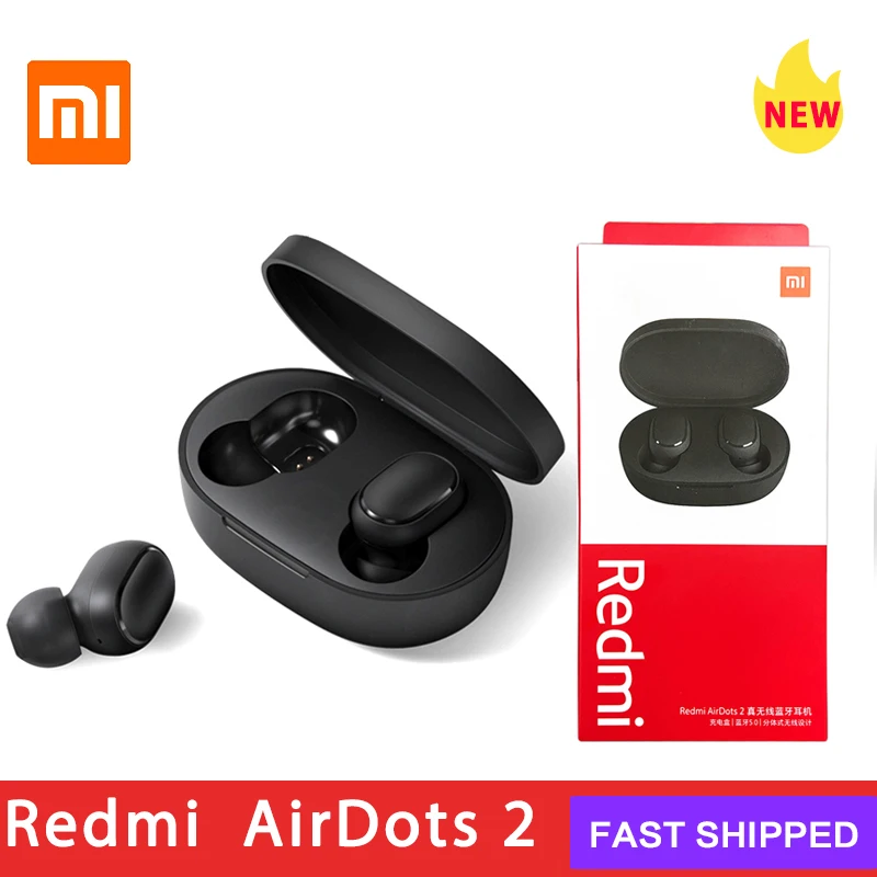 

Xiaomi Redmi Airdots 2 TWS Earphone Bluetooth 5.0 Stereo Noise Reduction Mic Voice Control Wireless Earbuds Airdots 2