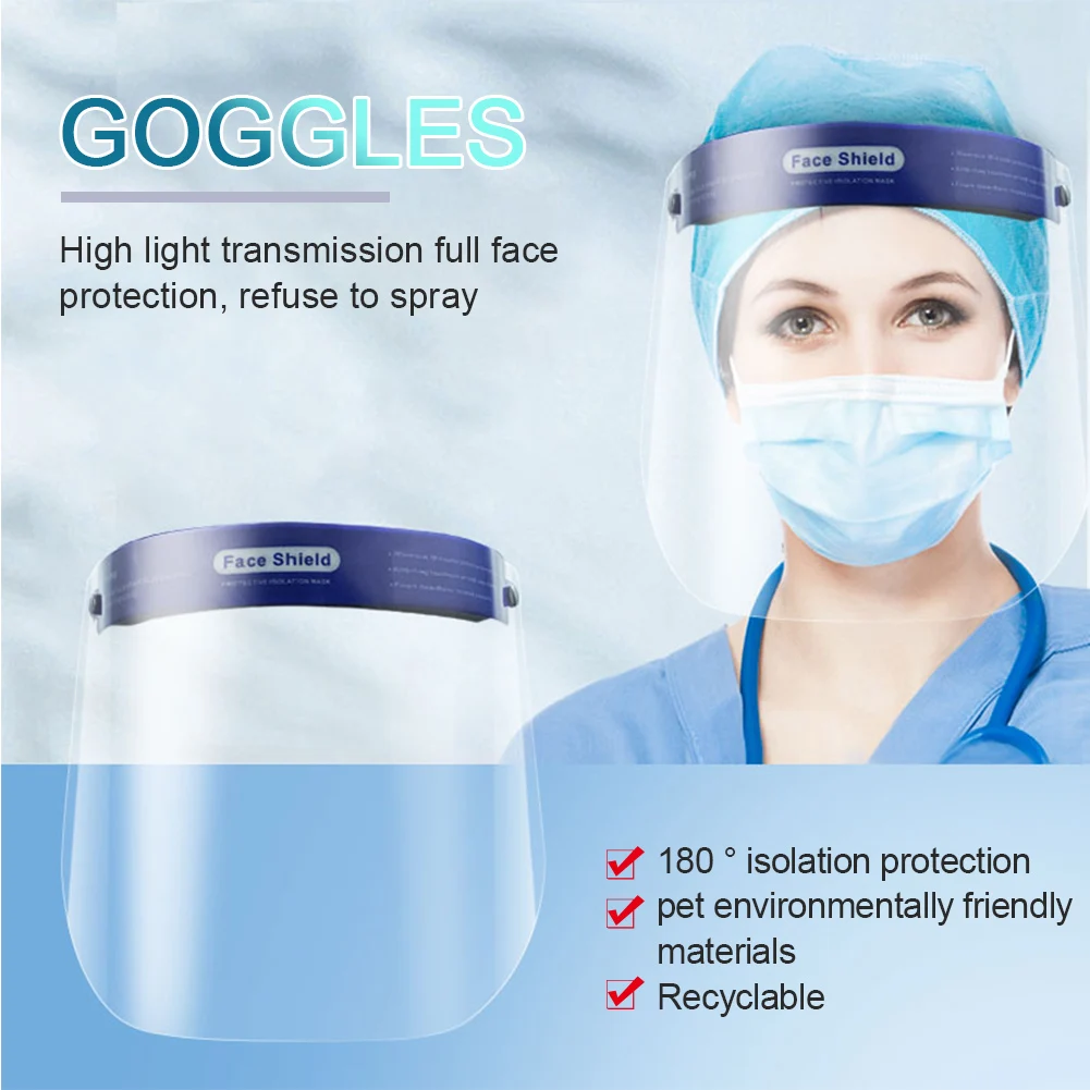 Прозрачная защитная маска для лица респиратор против брызг отправка через