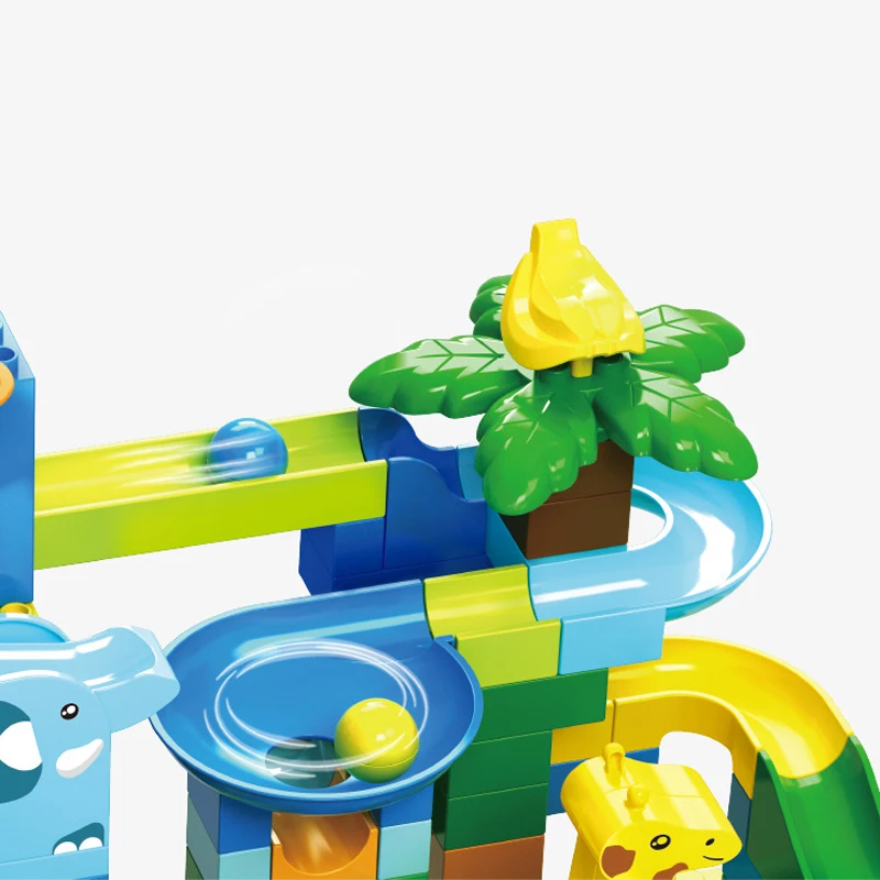 169 шт. детский мраморный гоночный строительный блок игрушки DIY рампа горка