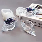 Смола Сделай Сам эпоксидное зеркало трехмерный Раковины Макияж яйцо чехол морская силиконовая форма