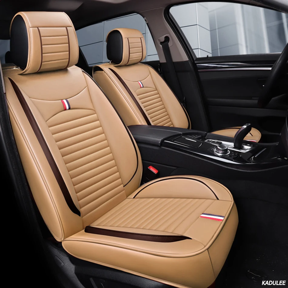 Автомобильные Чехлы На Сиденья из искусственной кожи для haval f7 changan cs35 cs75 Suzuki Baleno kia morning mg zs skoda fabia 2/1