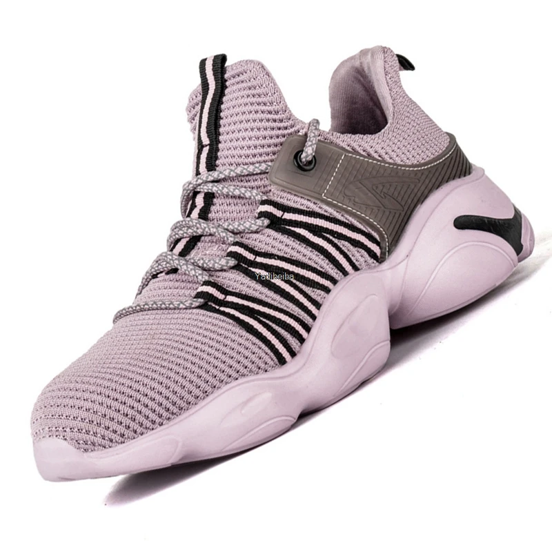 

2021 Work Sneakers For Women Men Safety Shoes Puncture-Proof Work Shoes Breathable Light Steel Toe Shoes Couples Indestructible