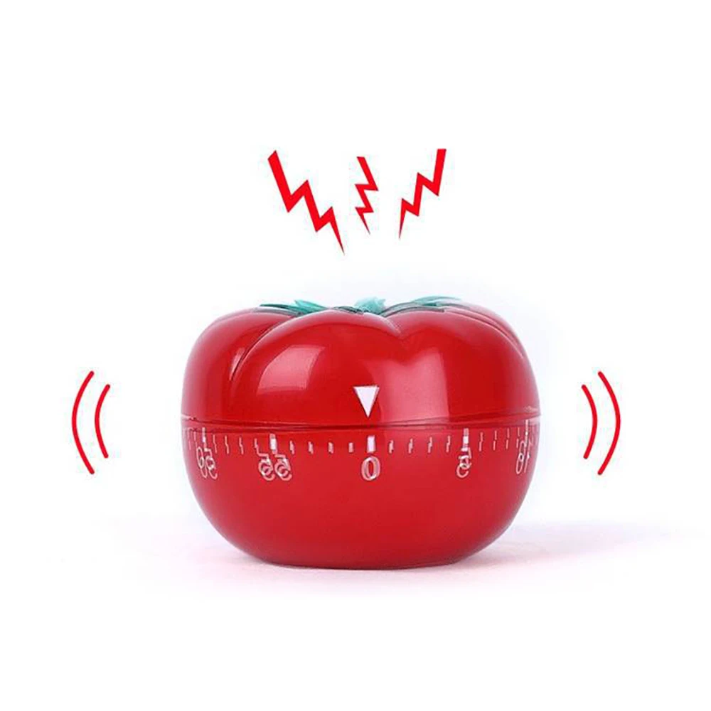 Kitchen Timer Hot Sale Mini Tomato Shape Mechanical Race Countdown Counter Cooking Tool 60m таймер секундомер | Дом и сад