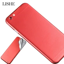 Чистый Красный Прочный ПВХ телефон наклейка s для iPhone 6 6S 7 8 Plus задняя пленка наклейка для iPhone 11 XS X SE наклейка клейкая кожа