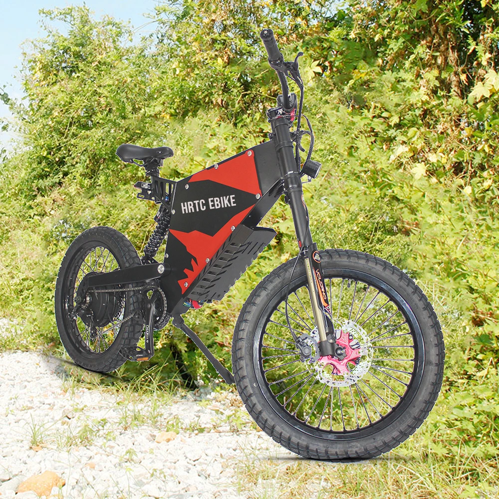 Новый электрический велосипед с двойным спортом bike72V5000W Ebike Plus Stealth Bomber