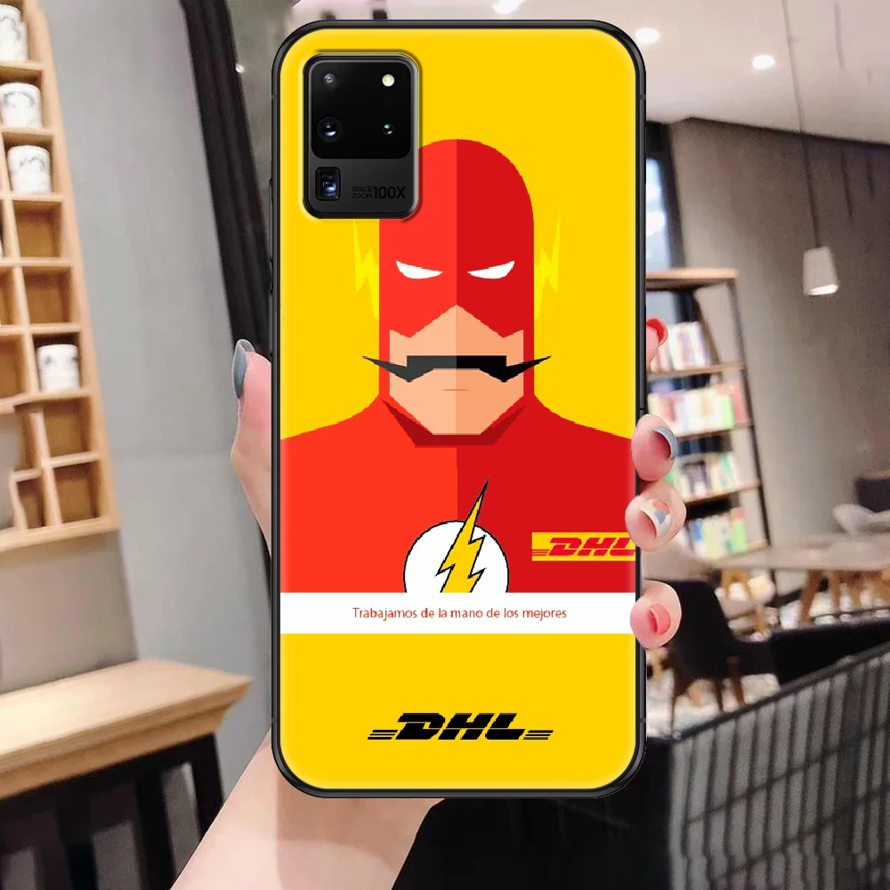 hot dhl express phone case for samsung galaxy note 4 8 9 10 20 s8 s9 s10 s10e s20 plus uitra ultra black painting bumper pretty free global shipping