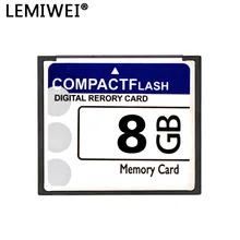 Карта памяти LEMIWEI CF, 8 ГБ, 4 Гб, 2 Гб, 1 ГБ, компактная флеш-карта, 512 МБ, 256 Мб, высокая скорость, реальная емкость, цифровая карта памяти для камеры