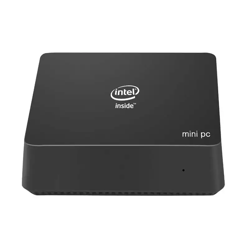 Black Мини-компьютер с Intel четырехъядерным процессором четырехъядерный процессор Apollo Lake Celeron J4105 мини-ПК двойной HDMI выход двойной wifi Windows 10 - Цвет: Black