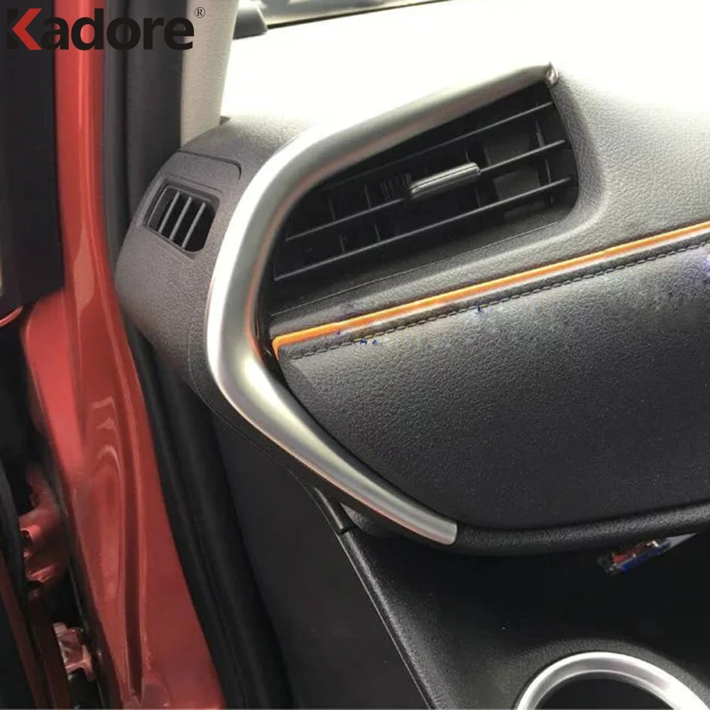 Матовые аксессуары из АБС пластика для Toyota Sienta XP170 2015 2016 2017 2018 2019 интерьера