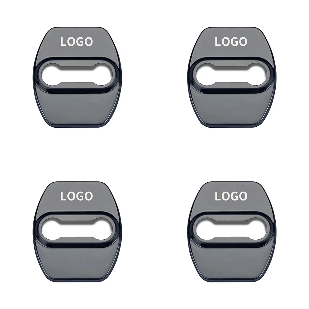 4 шт. защитный чехол на дверной замок автомобиля эмблема логотип крышки металла