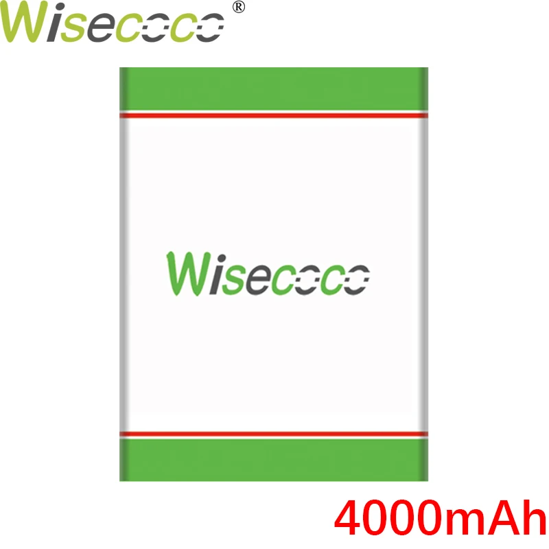 Wisecoco 4000 мАч батарея для Vertex Impress Lion Dual Cam 3g мобильного телефона новейшее производство высокое качество батарея+ код отслеживания