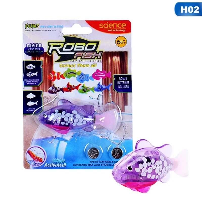 

Fish Tank Swimming Toys Children Kids Electric Flash Lighting Toy Home Magical Fishing Tub Decoration Water Floating Robot