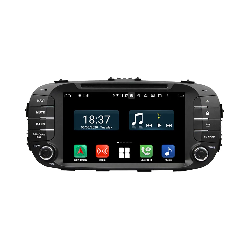 128G Android 10 PX6 DSP для KIA SOUL 2014 2015 2017 автомобильный DVD GPS навигатор автомобильное радио