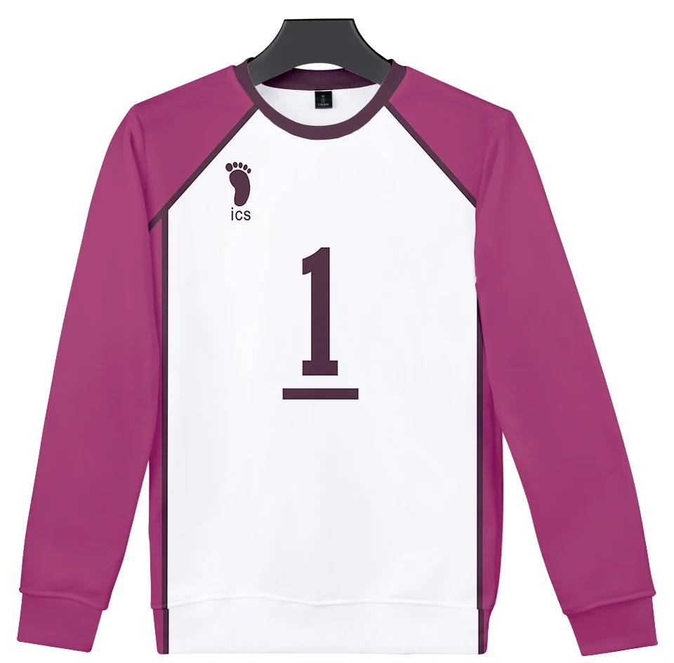 Volleyball Junior Character Haikyu!!Hoodies Sweatshirts K pop Style Women/Men Popular Clothes Casual Hot Sale Top | Женская одежда