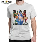 Футболка Mileena Kitana Jade Mortal Kombat для мужчин 100% хлопок смешная футболка с круглым вырезом футболки с коротким рукавом Одежда для взрослых