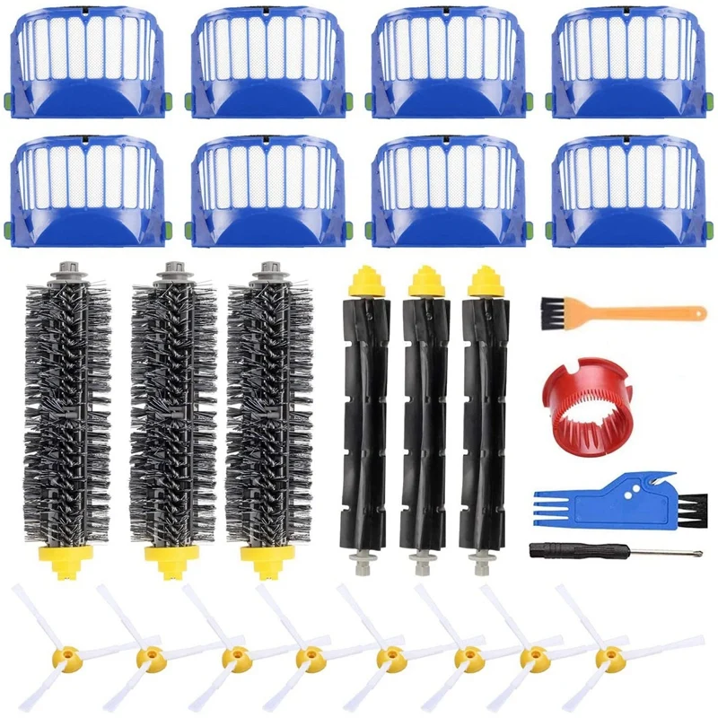 

Replacement Accessories Kit for Irobot Roomba 600 Series & 500 Series Parts, Replacement Brush Parts
