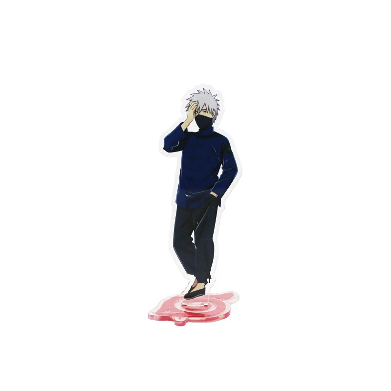 

16CM Anime Naruto Standing Kakakashi Sasuke Figure Acrylic Transparent Decoration Creative Gift