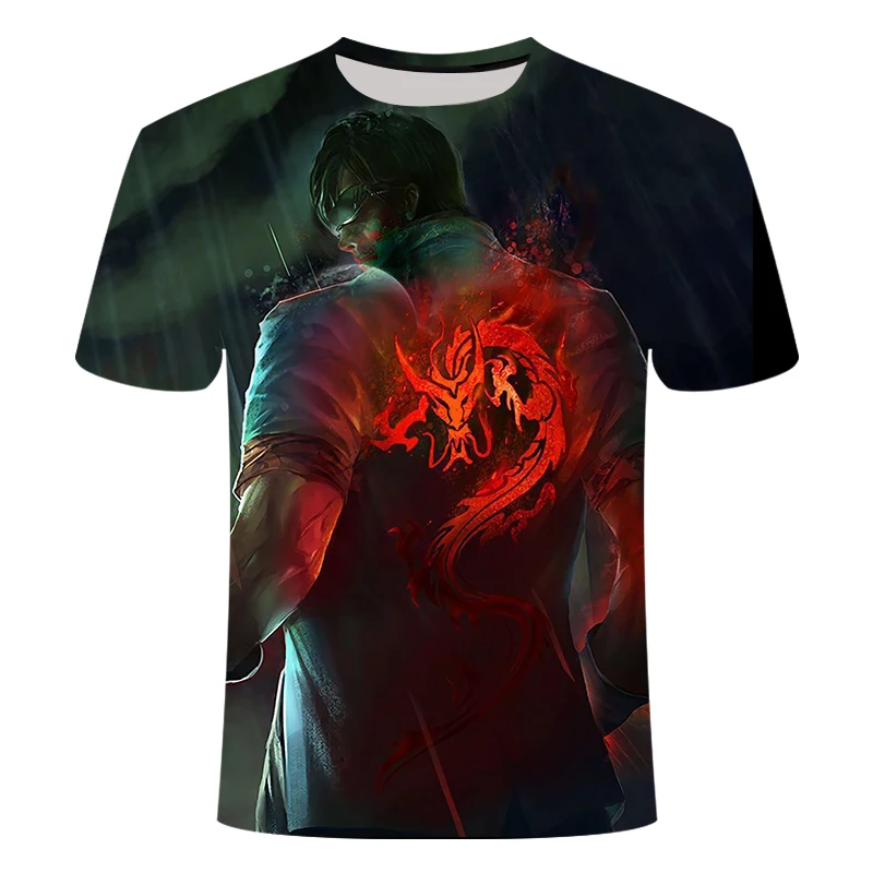 

2021 Hot-selling Game League Of Legends 3D Printed Tshirt Yasuo Zed Leesin Casual T-shirt Short-Sleeved Summer Streetwear