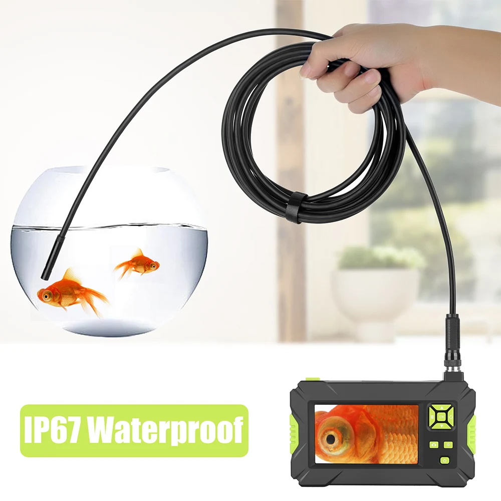 

P30 Handheld Borescope Industrial Inspection Autoscope Waterproof HD 1080P 4.3inch Screen LED Light Borescope with 2/5/10m Cable