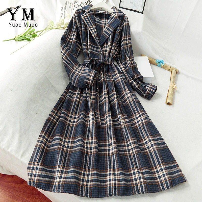 YuooMuoo винтажное клетчатое платье женский комбинезон для новорожденных с длинными