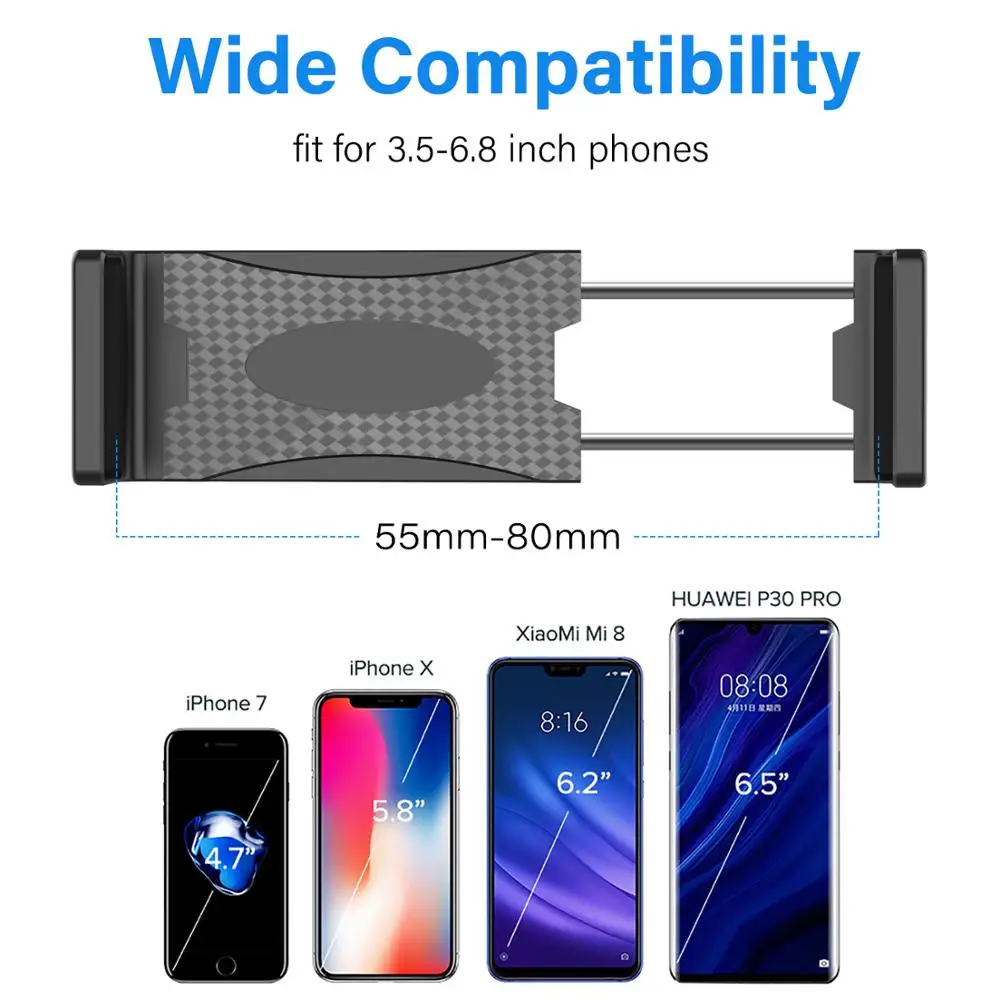 XMXCZKJ Bike Motorcycle Handlebar Mobile Phone Mount Bicycle Holder Cycling Stand Clamp Holder Waterproof Compass For iPhone X 8