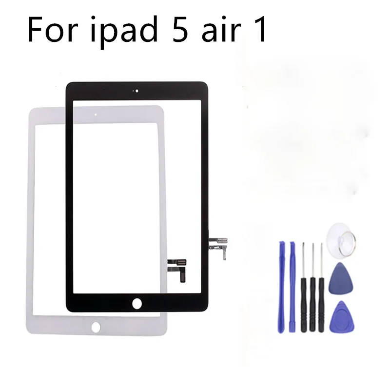 Для iPad Air 1 5 сенсорный экран дигитайзер без домашней кнопки Переднее стекло