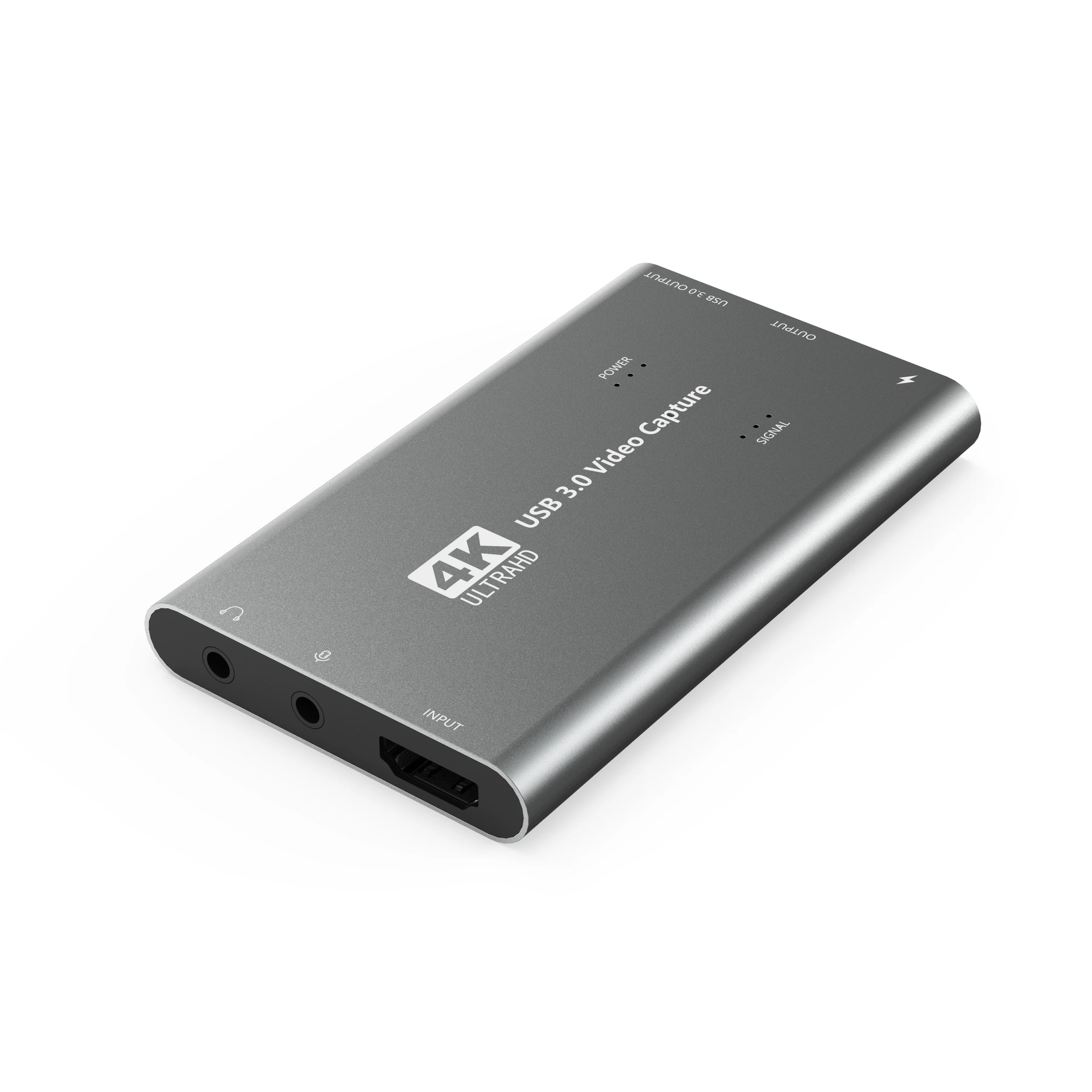 USB 4K 60 Гц HDMI-совместимая карта видеозахвата 1080P для записи игр пластина прямой
