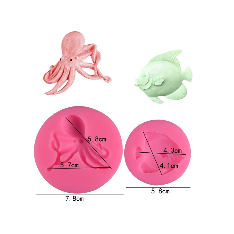 Силиконовая форма в виде морской звезды русалки раковины ракушек для украшения