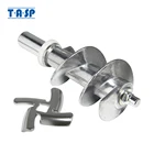 Шнек для мясорубки 120 мм с ножом  5 Для Polaris PMG1806 Scarlett Supra Panasonic Vitek RMG, запчасти для кухонной техники, 1 комплект