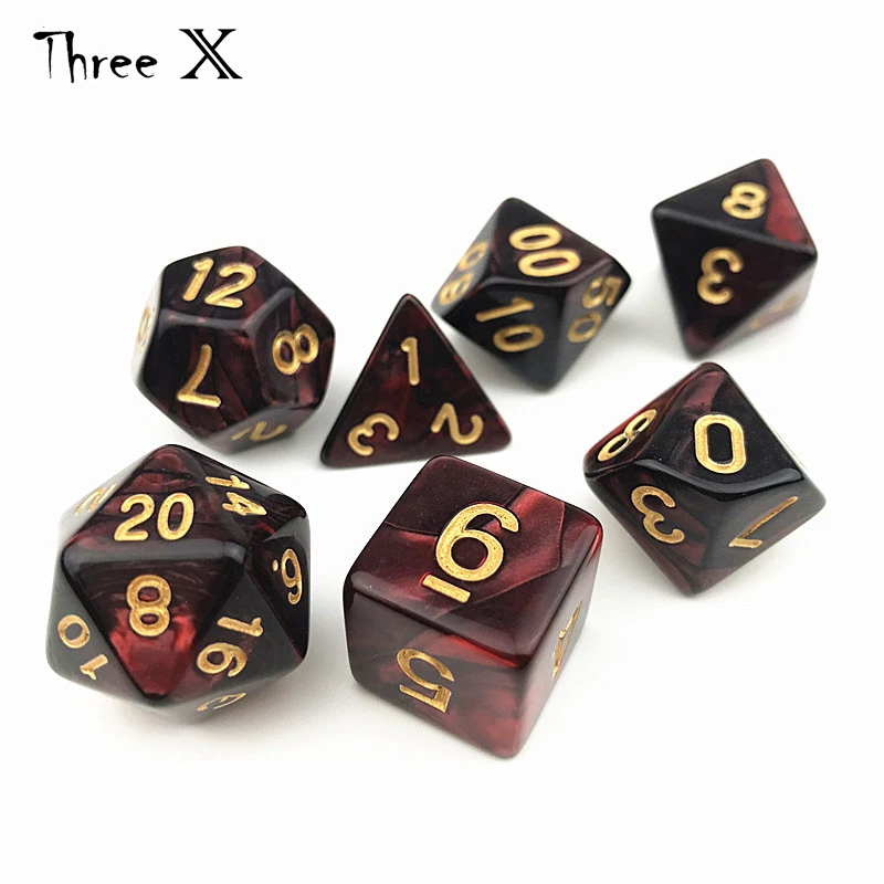 Высокое качество горячая Распродажа многогранные ролевые игры для кубической DND