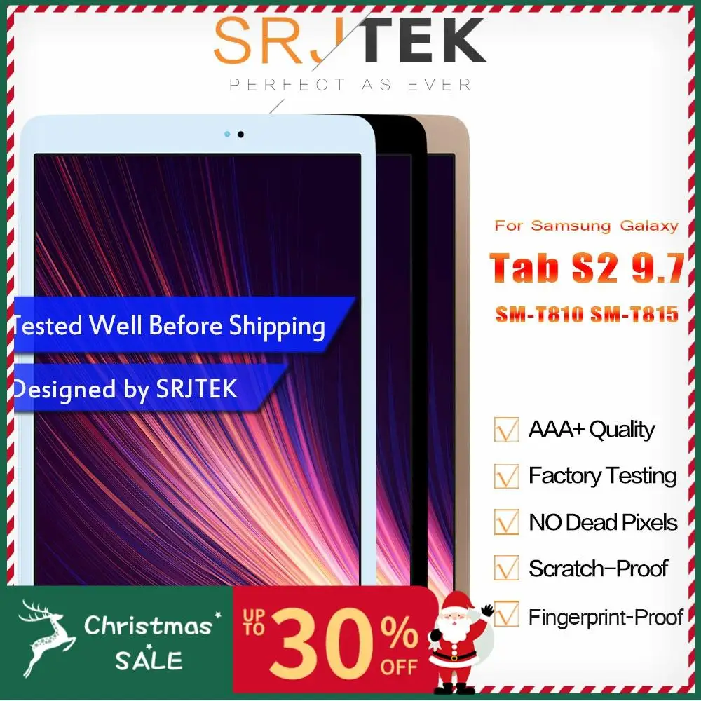 9,7 дюймовый ЖК-дисплей для samsung GALAXY Tab S2 9,7 T810 T815, сенсорный экран, дигитайзер, сенсорная матрица, сменный SM-T810