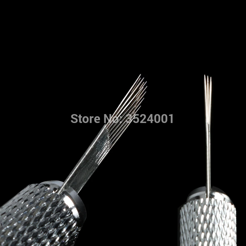 Игла для перманентного макияжа бровей 3 ряда 18 пин 100 шт.|Иглы тату| |