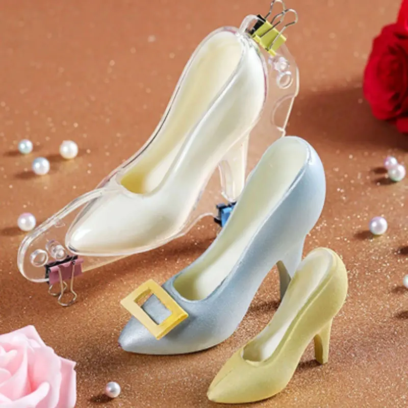 

Fondant Shoe Chocolate Mold High Heel 3D Cute Candy Sugar Paste Mold For Cake Decorating DIY Home Baking Suger Craft Tools E847