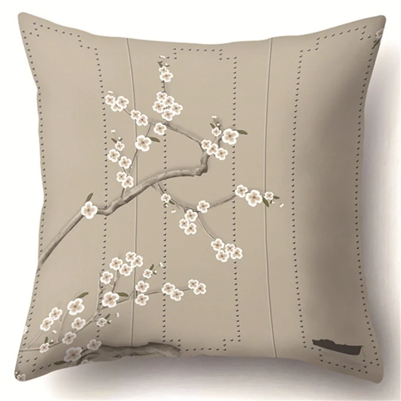 Новая яркая картина маслом цветок растение полиэстер Наволочка украшения для